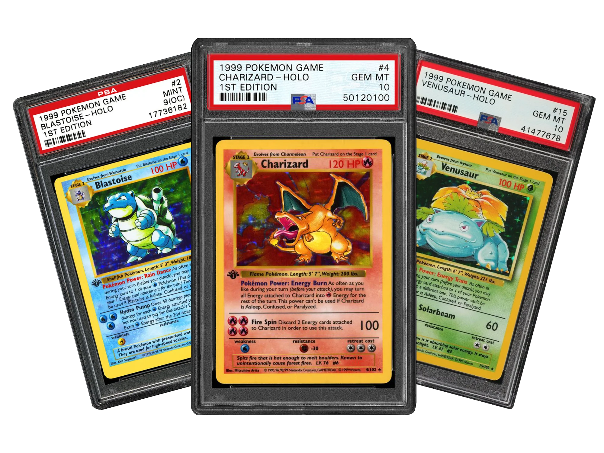 PSA graded card slabs for consignment